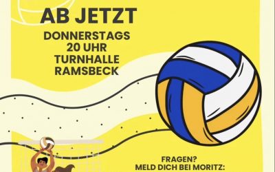 Volleyball in der Ramsbecker Sporthalle!