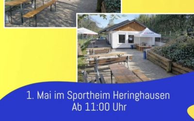 Treff für Wanderer am Sportheim in Heringhausen!